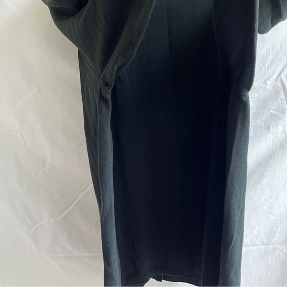 Koos of Course black cardigan embroidered mandala design, Size 2X, snap buttons. - Picture 7 of 8